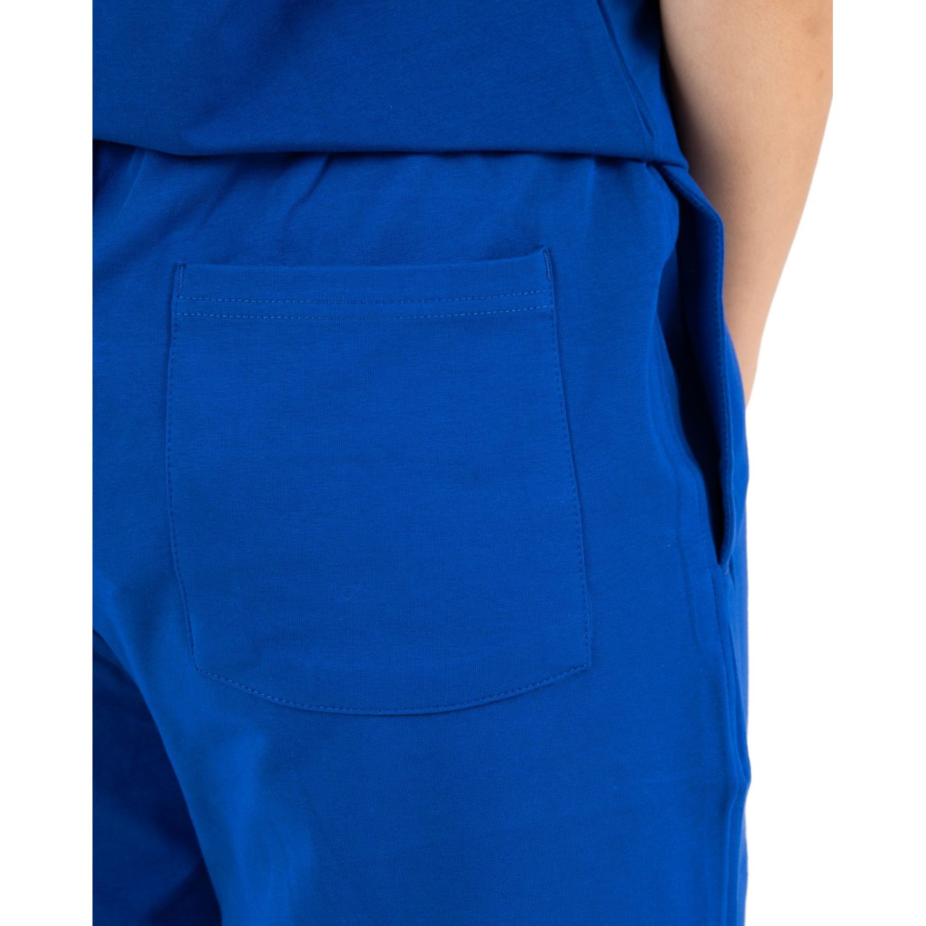 Plain Short with zigzag logo -Blue