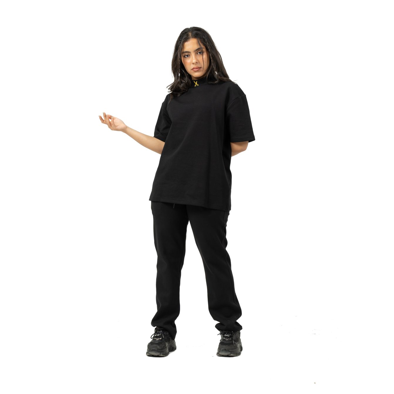 Pants zigzag logo - Black