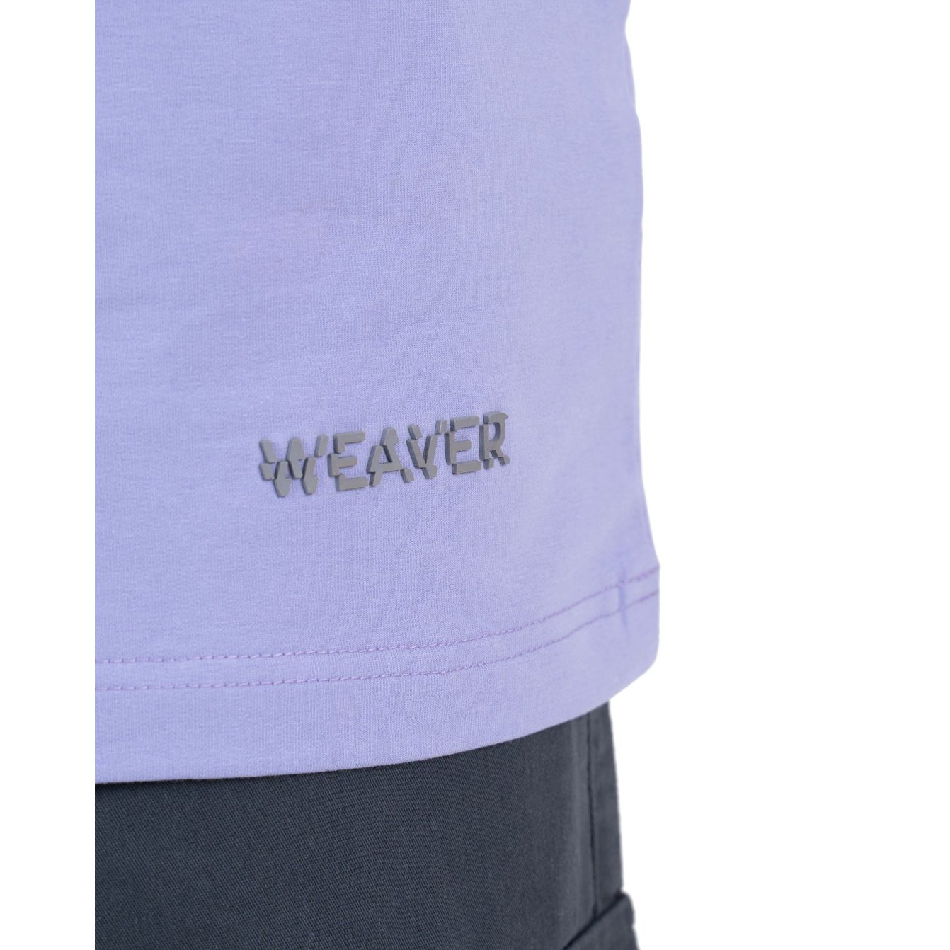 Plain T-shirt with zigzag logo - Light Purple