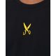 Plain T-shirt with zigzag logo - Black