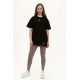 Plain T-shirt with zigzag logo - Black