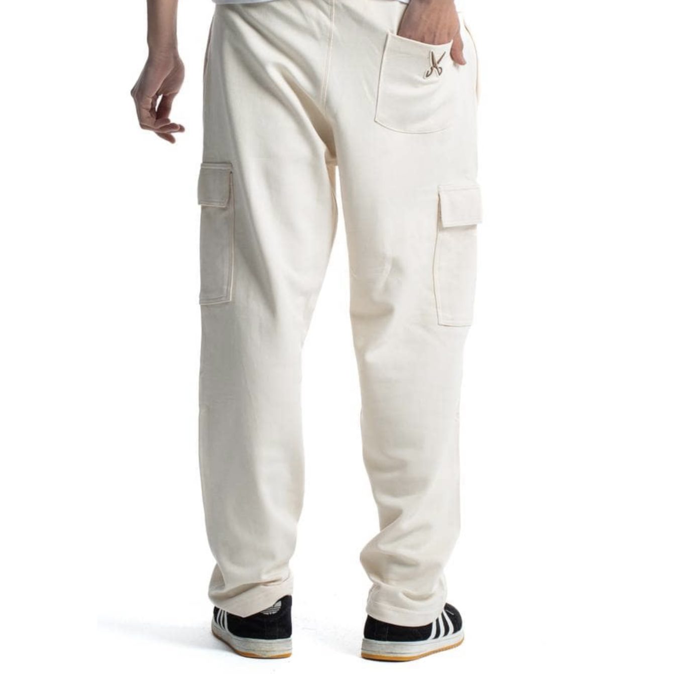 Trousers - Beige /Brawn 