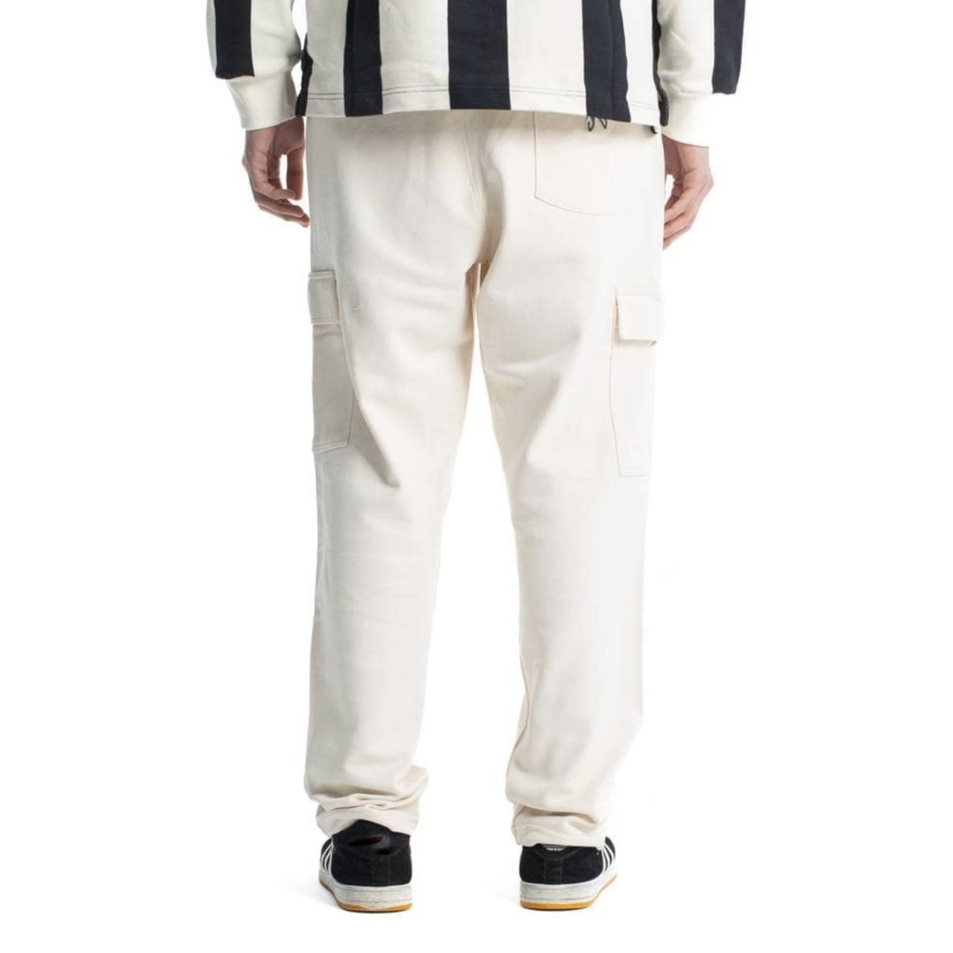 Trousers - Beige /Gray