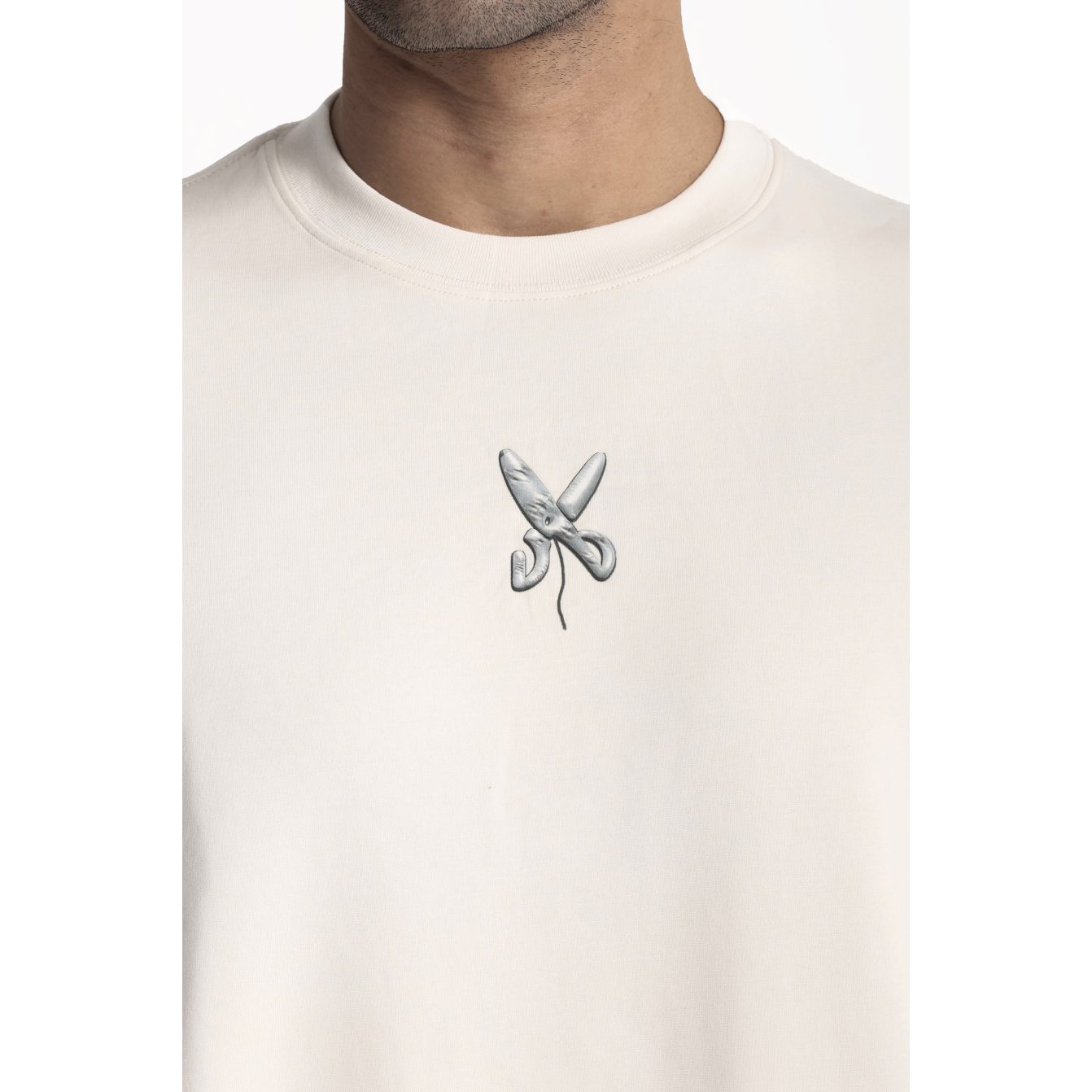 Balloon T-shirt Oversize - Cream