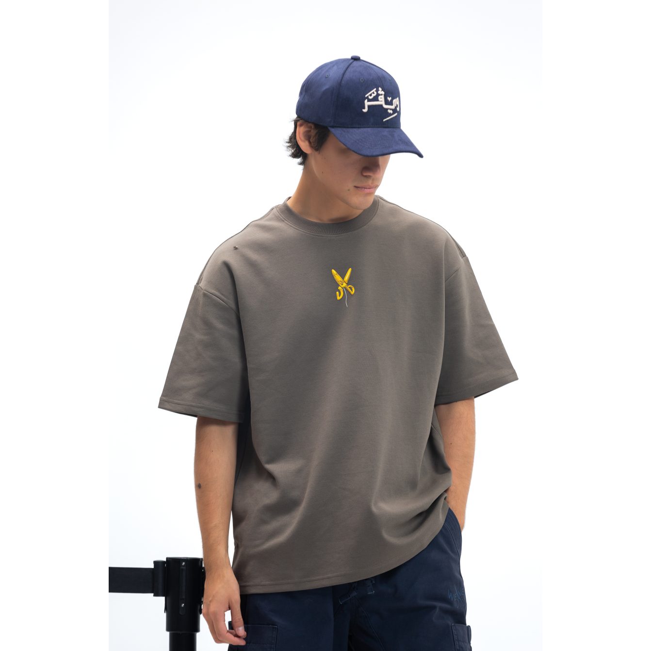 Balloon T-shirt Oversize - Gray