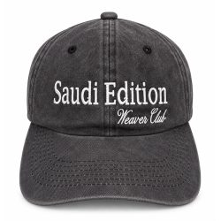 Saudi Edition Cap - Washed Black