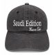 Saudi Edition Cap - Washed Black