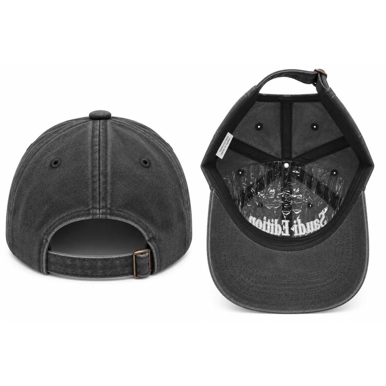 Saudi Edition Cap - Washed Black