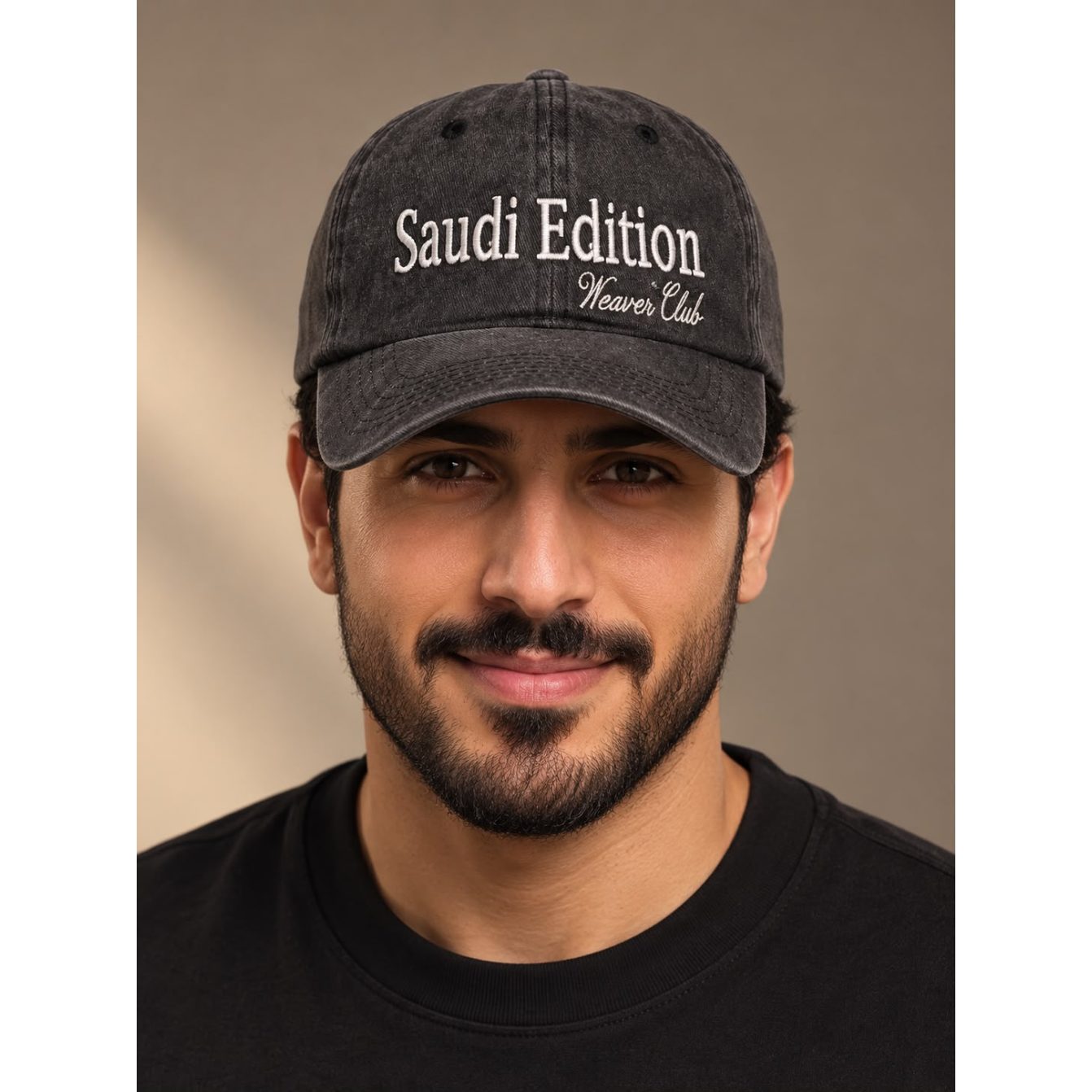 Saudi Edition Cap - Washed Black