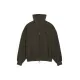 FREEMINDS - FREEMINDS FLEECE GREEN NAVY ZIP-UP SWEATSHIRT