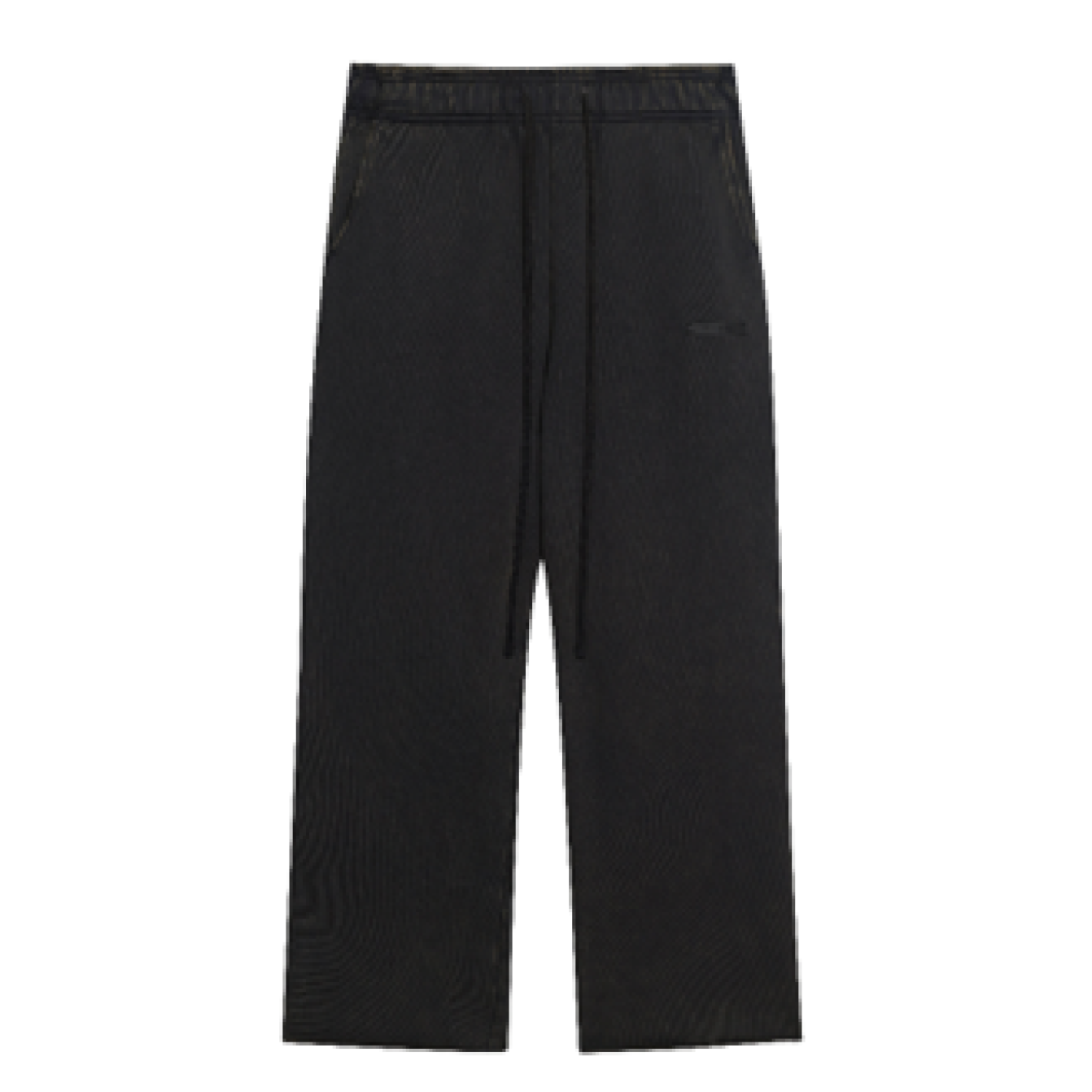 Freeminds - Wide Leg Washed Black Sweatpants
