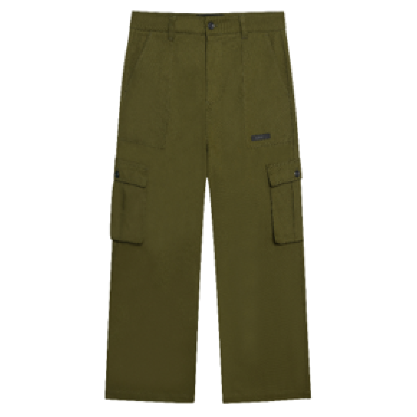 FREEMINDS - WASHED GREEN NAVY CARGO PANTS