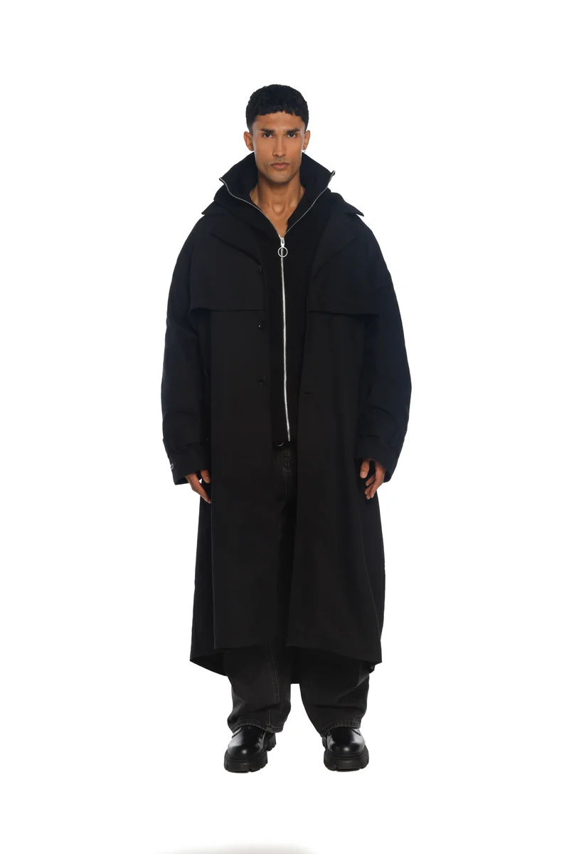 Freeminds - Black Trench Coat