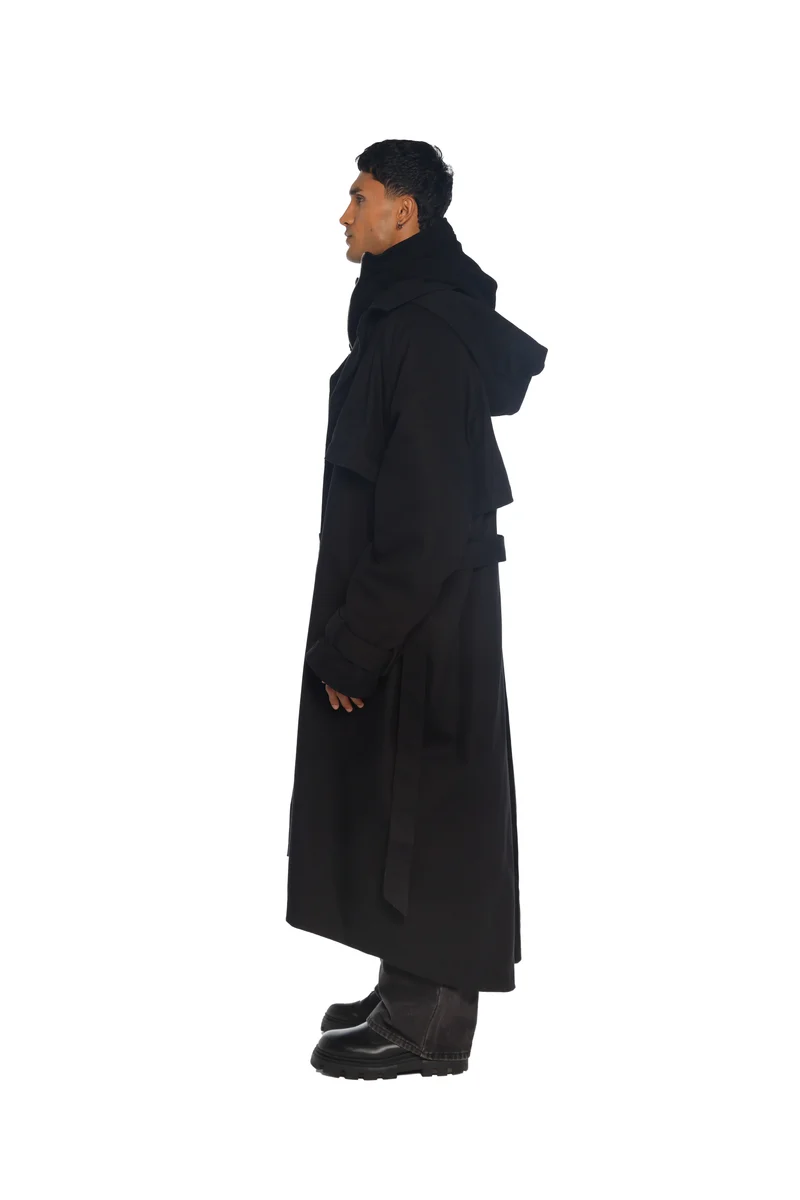 Freeminds - Black Trench Coat