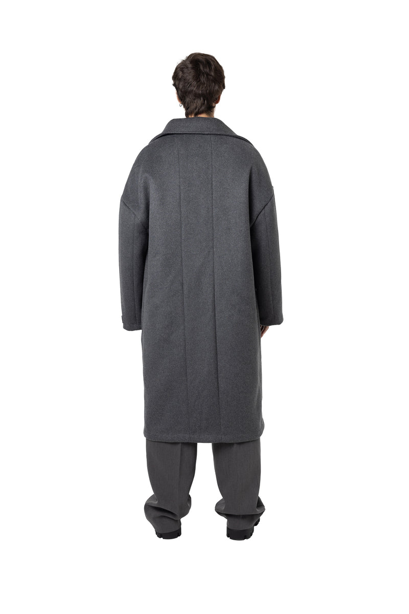 Freeminds - Gray wool trench coat