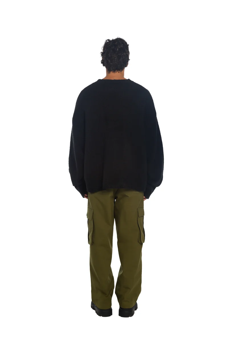Freeminds - Black Wool Jumper