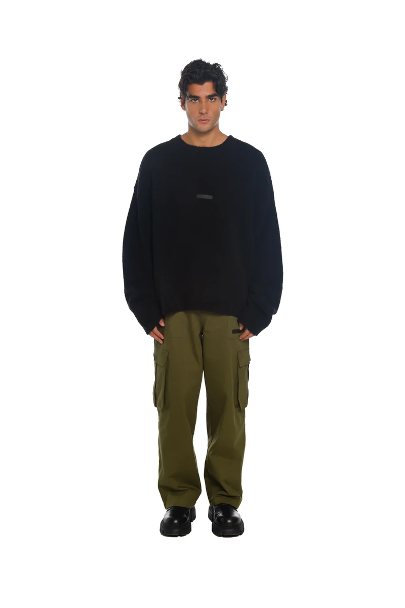 Freeminds - Black Wool Jumper