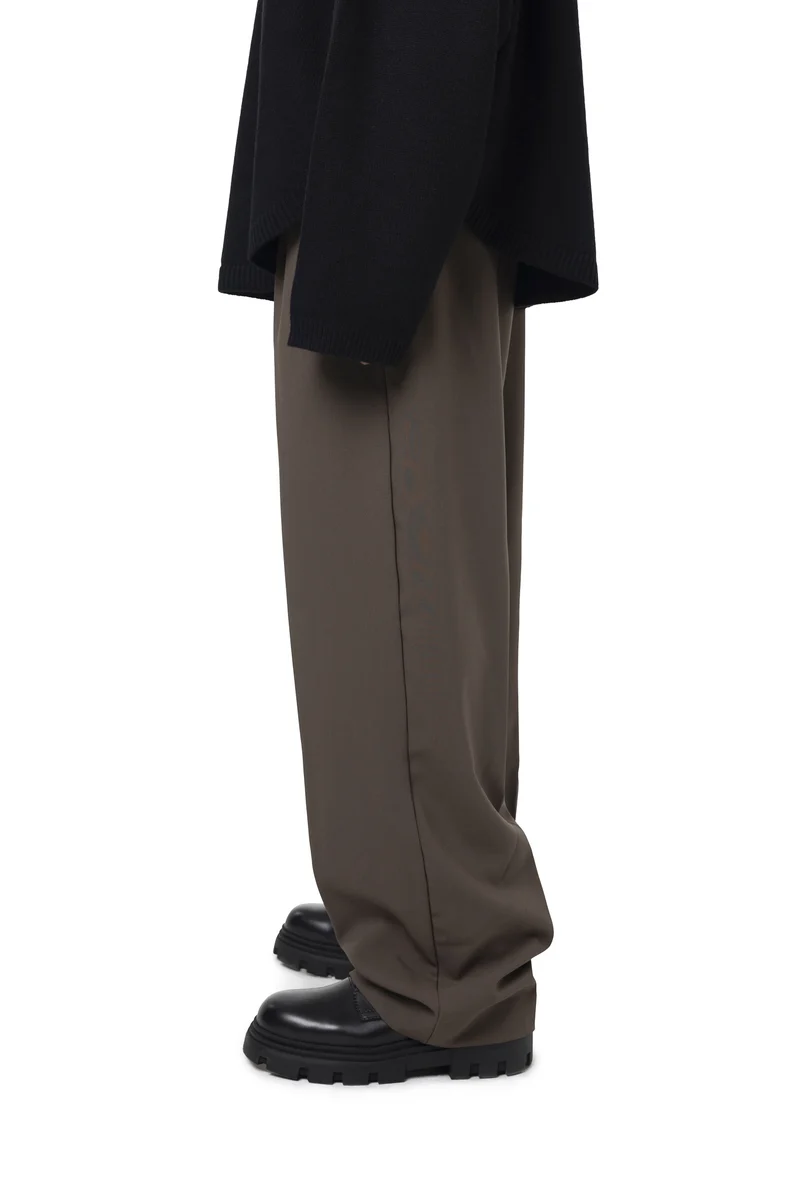 Freeminds - Wide leg brown trouser