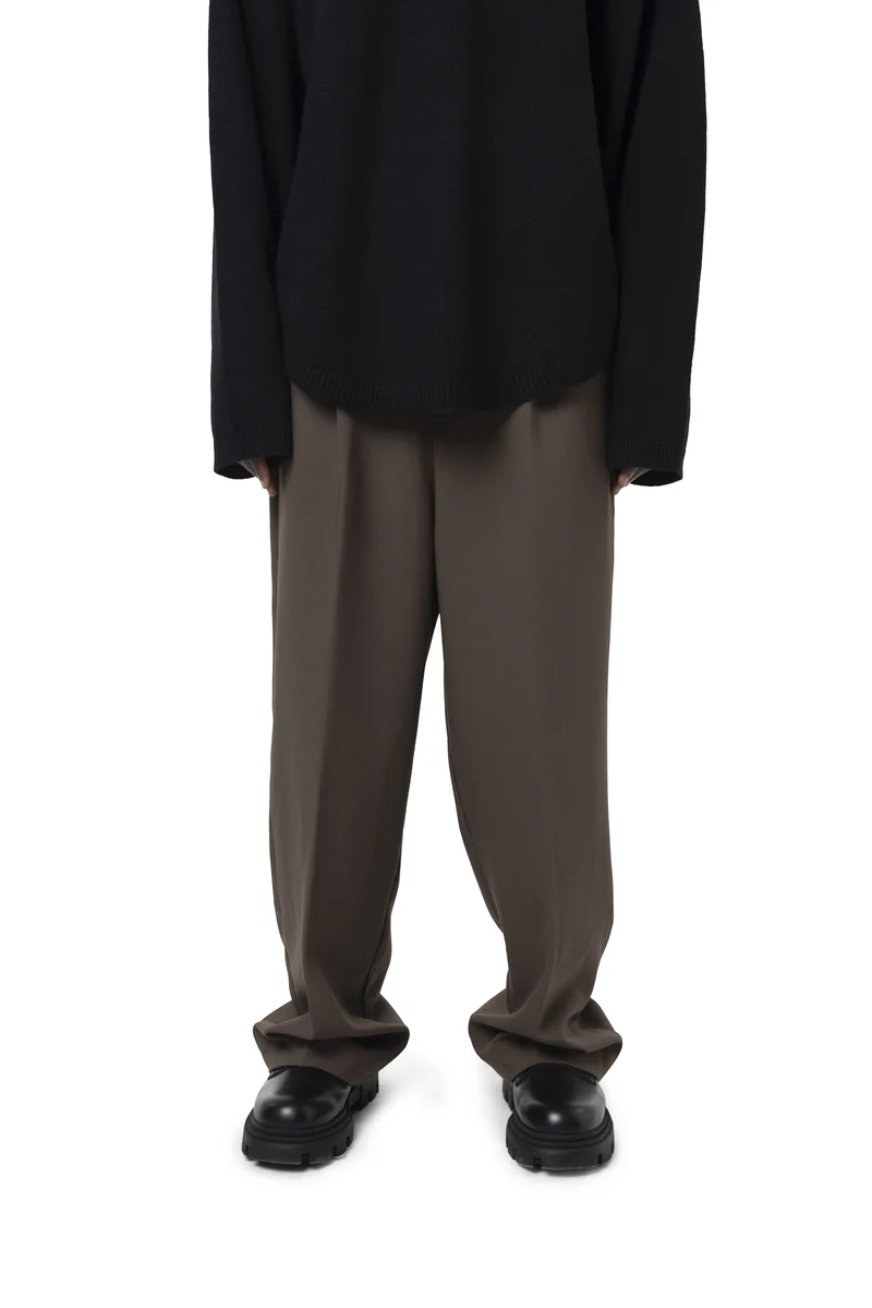 Freeminds - Wide leg brown trouser
