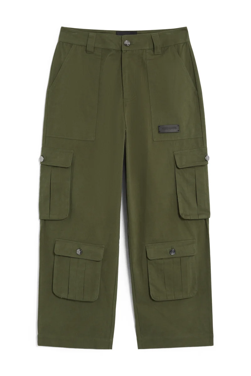 Freeminds - cargo green navy pants
