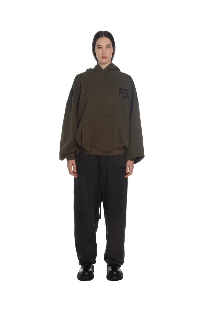 Freeminds - Wide Leg Washed Black Sweatpants Freeminds - Wide Leg Washed Black Sweatpants