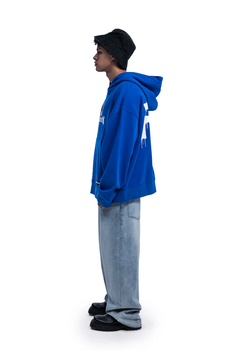 Freeminds - BLUE I AM A CHAMPION OVERSIZED HOODIE Freeminds - BLUE I AM A CHAMPION OVERSIZED HOODIE