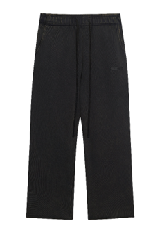 Freeminds - Wide Leg Washed Black Sweatpants Freeminds - Wide Leg Washed Black Sweatpants