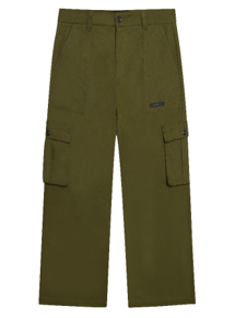 FREEMINDS - WASHED GREEN NAVY CARGO PANTS FREEMINDS - WASHED GREEN NAVY CARGO PANTS